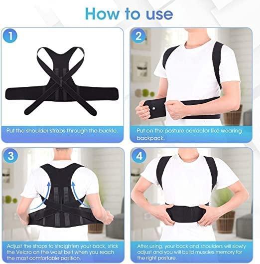 Ergonomic Posture Corrector Shoulder Support Belt